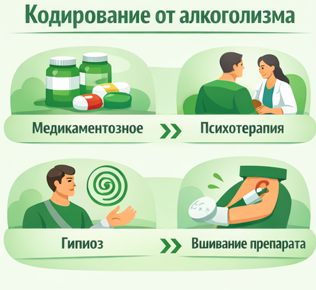 кодирование от алкоголизма в Октябрьске Санати